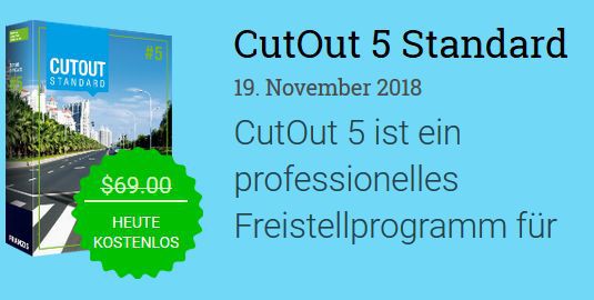 CutOut 5 Standard (Vollversion, Windows) gratis