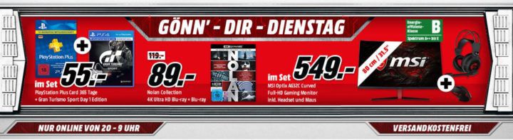 PS4 Games ab 9,99€ uvm. im Media Markt Dienstag Sale