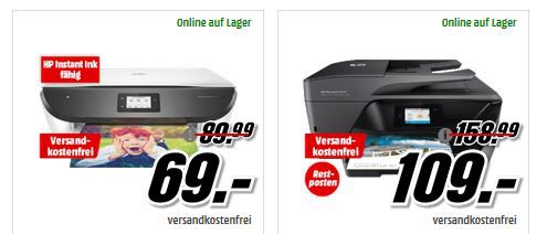 Media Markt HP Tiefpreisspätschicht: günstige Gaming Desktop PCs, Notebooks & Convertible, Monitore und Drucker