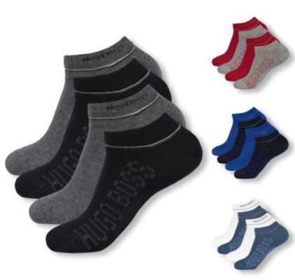 HUGO BOSS   4 Paar Herren Sneaker Socken für 26,99€