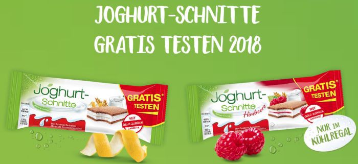 Joghurt Schnitte (Himbeer) gratis