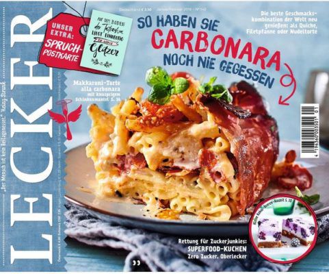 Lecker Koch Magazin im Jahresabo für 38€ + Prämie: 30€ Aral oder Amazon Gutschein