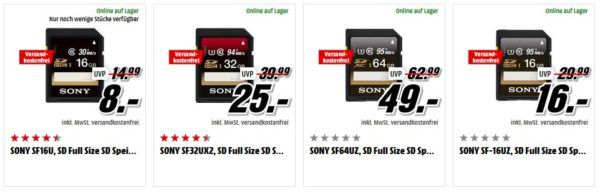 Media Markt Mega Marken Sparen: günstige Artikel von LG, Sony, Samsung und  Lenco