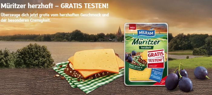 Milram Müritzer Käse gratis