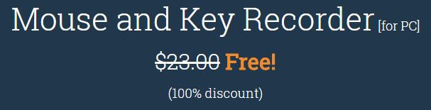 Mouse and Key Recorder (Lifetime Lizenz, Windows) gratis