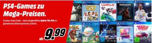 PS4 Games ab 9,99€ uvm. im Media Markt Dienstag Sale