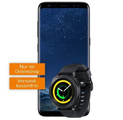 Samsung S 8 & Gear Sport Smartwatch für 49€ + Vodafone AllNet Flat + 2GB für 24,99€ mtl.