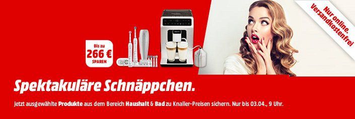 Media Markt Spektakuläre Schnäppchen: z.B. Tefal Bügelbrett 15€   BEURER  Glaswaage 9€