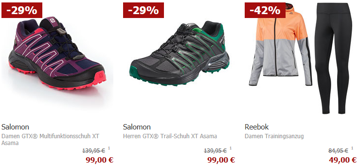 Karstadt Sonntags Kracher mit 20% Rabatt auf Sportkleidung Kleidung und Schmuck