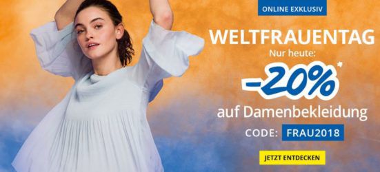 Takko Fashion mit 20% Extra Rabatt zum Weltfrauentag