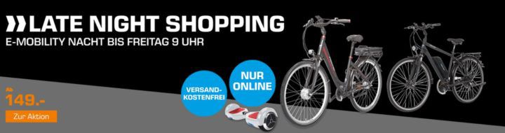 SATURN e Mobility Nacht: z.B. FISCHER CITY 28 eCitybike für 999€ (statt 1.299€)