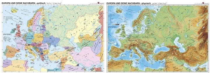 Verschiedene Landkarten kostenlos anfordern