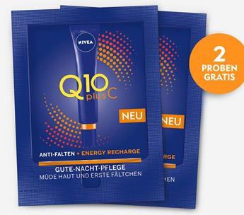 Nivea Q10plusC Energy Gute Nacht Pflege gratis