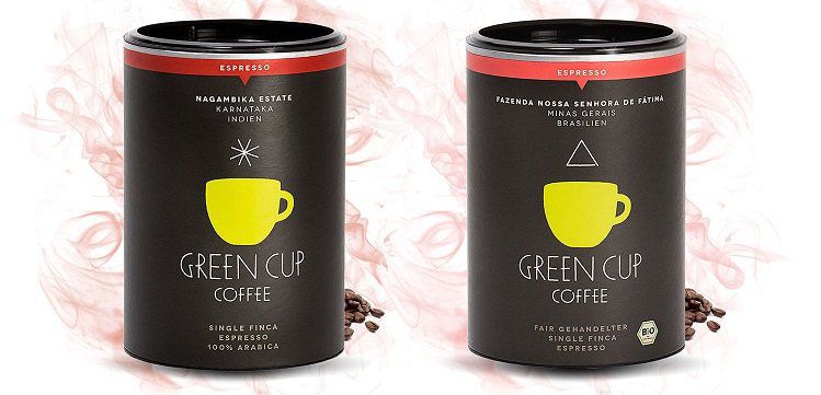 Green Cup Coffee Feinschmecker Kaffee &  Espresso (2 x 227 g) für 19,95€ (statt 26€)