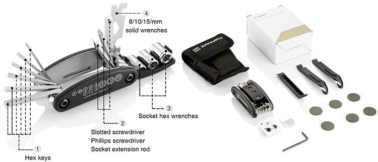 ZANMAX 3201   27 in 1 Fahrradreparatur Set für 4,61€ (statt 7€)