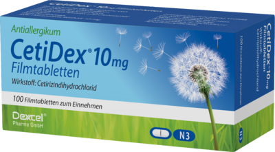 100er Pack Cetidex 10mg Filmtabletten für nur 5,95€ (statt 10€)