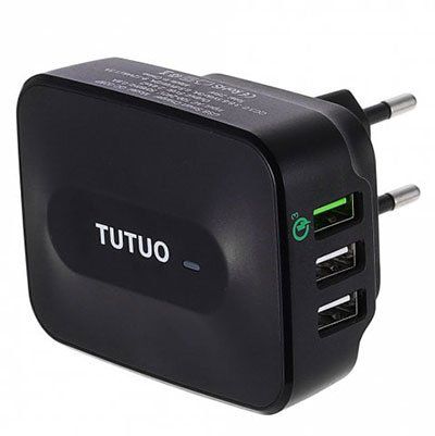 TUTUO QC   028P Qualcomm Certified Quick Charge 3.0 Adapter für 7,34€ (statt 11€)