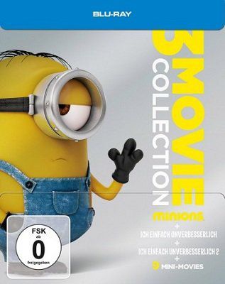 Minions   3 Movie Collection   Limited Steelbook (Blu ray) für 10,87€ (statt 16€)