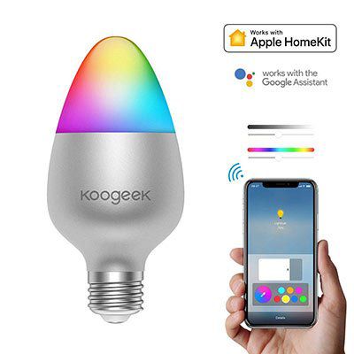 Koogeek LED RGB Glühbirne mit App Steuerung für 20,99€ (statt 35€)