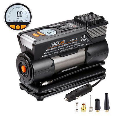 Tacklife ACP1C 12V   tragbarer Luftkompressor für 28,99€ (statt 36€)