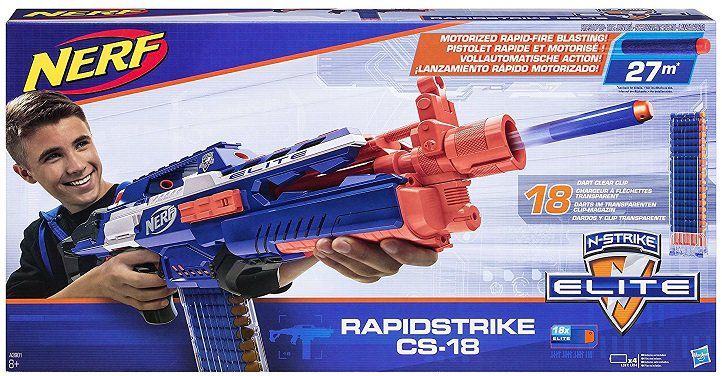 Hasbro Nerf N Strike Elite Rapidstrike + 12er Dart Nachfüllpack für 29,99€ (statt 41€)