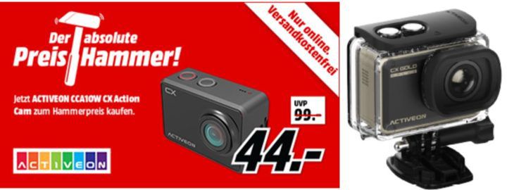 MM Preishammer: ACTIVEON Action Cams ab 44€