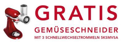 KitchenAid ARTISAN Küchenmaschine + Gemüseschneider für 399,99€  (statt 450€)