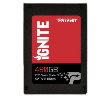Patriot IGNITE SSD mit 480GB für 103,89€ (statt 126€)