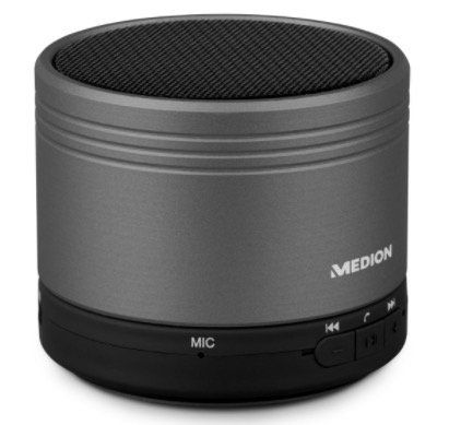 Medion E61037 Bluetooth Lautsprecher mit Freisprechfunktion für 12,95€ (statt 18€)