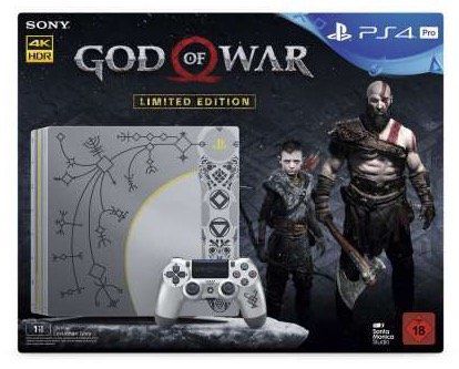 PlayStation 4 Pro 1TB   God of War Day 1 Edition für 436,45€ (statt 484€)