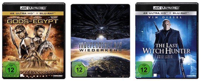 3er Pack 4K Blu rays für nur 50€ bei Saturn