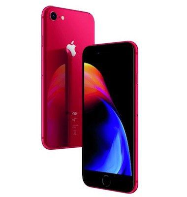 Das neue iPhone 8 als Red Edition für 49€ + o2 Free M mit 10GB LTE für 39,99€ mtl.