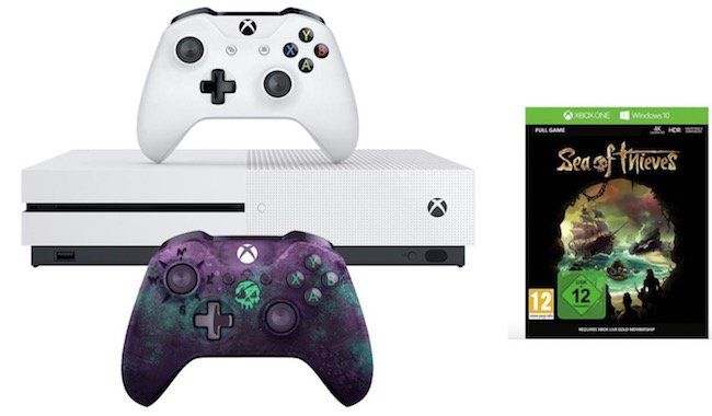 Xbox One S 1TB inkl. Sea of Thieves (DLC) + 2. Controller für 234,95€ (statt 308€)