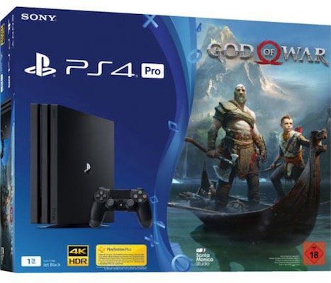 PlayStation 4 Pro 1TB + God of War für 377€ (statt 434€)