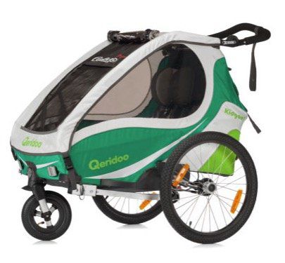 Qeridoo KidGoo 1 (2017) Kinderfahrradanhänger für 279,99€ (statt 353€)