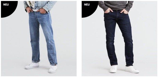 20% Rabatt auf Levis Jeans, Pullover und Co. für Damen und Herren