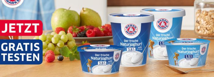 Bärenmarke Naturjoghurt gratis