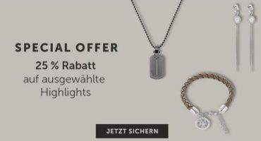 Vorbei: Christ mit 25 % Rabatt auf ausgewählte Schmuckstücke und Uhren z.B. Jette Armband ab 21,75€