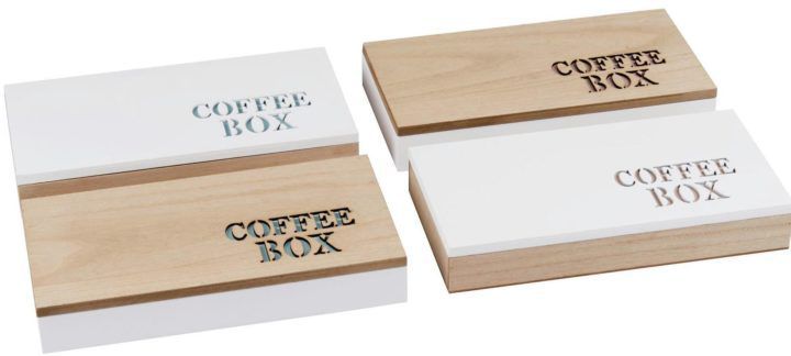 Holz Kaffeebox für Kapseln nur 3,99€