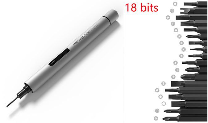 XIAOMI Wowstick 1P+   19 in 1 elektrischer Schraubendreher für 13,44€ (statt 17€)