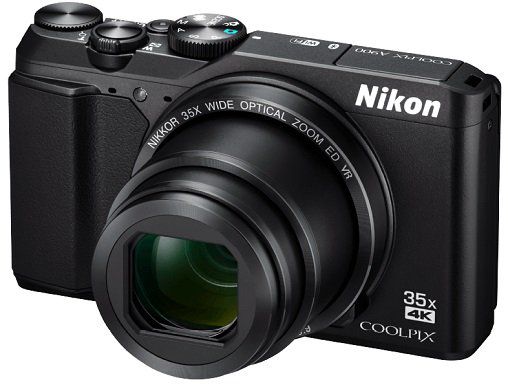 NIKON Coolpix A900 Kompaktkamera Schwarz oder Silber für 299€ (statt 339€)