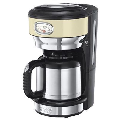 RUSSELL HOBBS 21712 56 Retro Cream Filter Kaffeemaschine mit Thermokanne für 59,99€ (statt 75€)