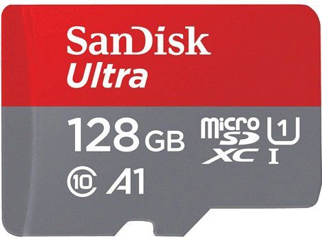 SANDISK Ultra UHS I Micro SDXC Speicherkarte mit 128GB für 12,99€ (statt 21€)