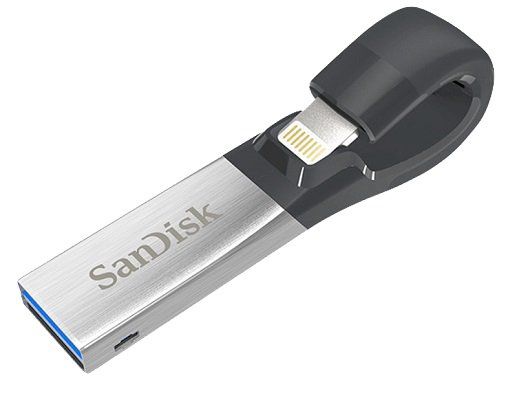 SANDISK iXpand 64 GB Lightning Stick ab 25€ (statt 33€)