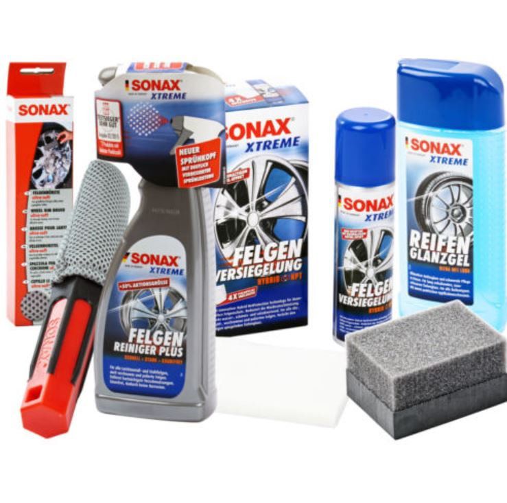 SONAX XTREME 4-teiliges Felgenreiniger-Set für 34,95€ SONAX XTREME 4 teiliges Felgenreiniger Set für 34,95€