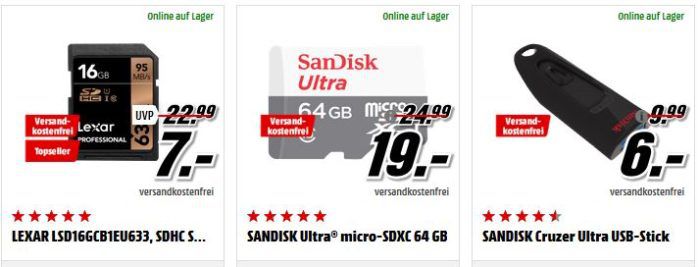 Media Markt Speicher Tiefpreisspätschicht   günstige Festplatten, SSDs & Co.