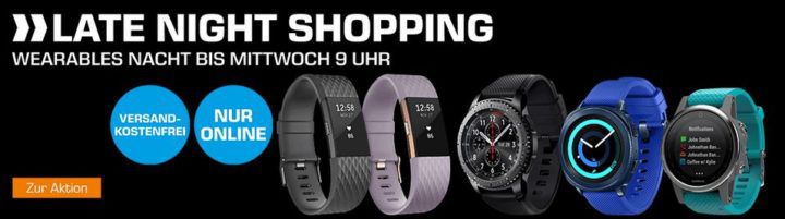 Saturn Late Night: Wearables Nacht mit günstigen Trackern   z.B. Garmin Vívoactive 3 für 199€ statt 215€