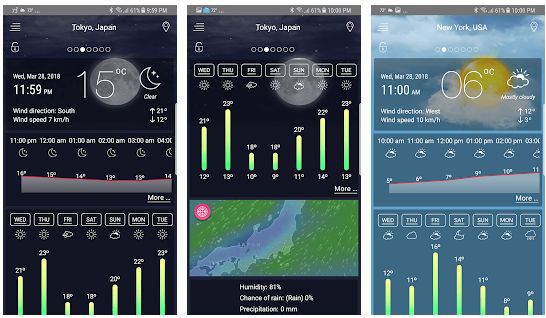Weather Live Pro (Android) gratis statt 12,99€