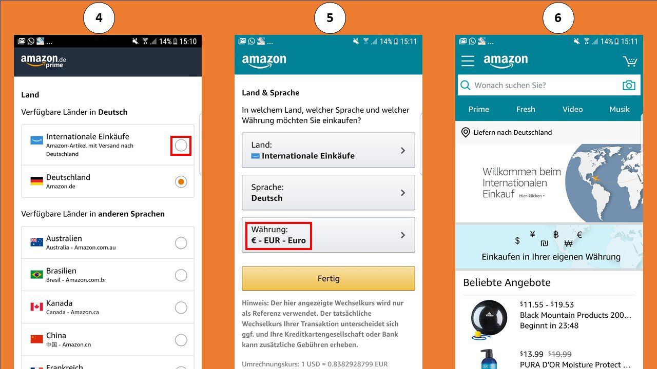 NEWS: Amazon Global   App ermöglicht Kauf von weltweiten Schnäppchen