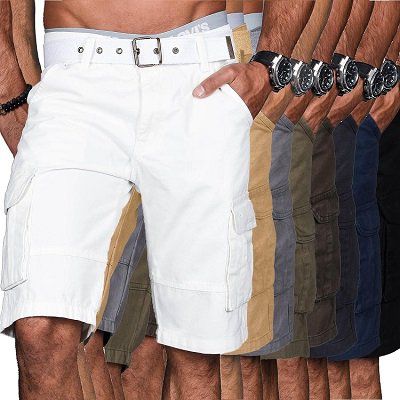 A. Salvarini AS037   Herren Cargoshorts  mit Gürtel für 27,90€ (statt 38€)